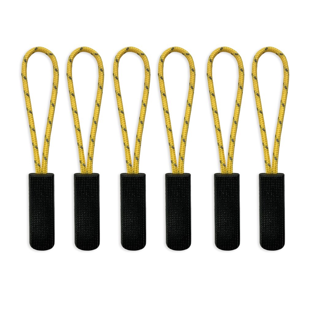 Santino Zipper puller without logo - Yellow / Black 6x One Size - Basic Line