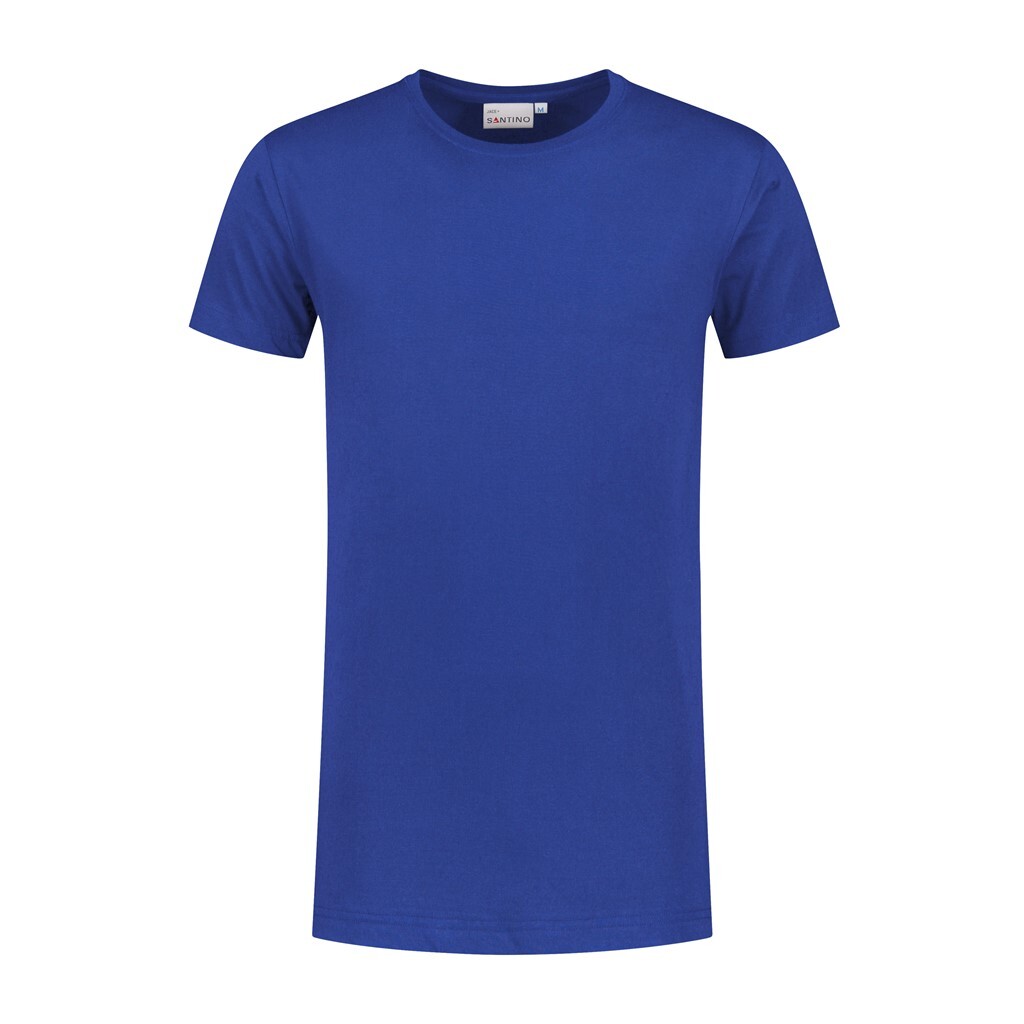 Santino T-shirt Jace+ C-neck - Royal Blue 4XL - Basic Line