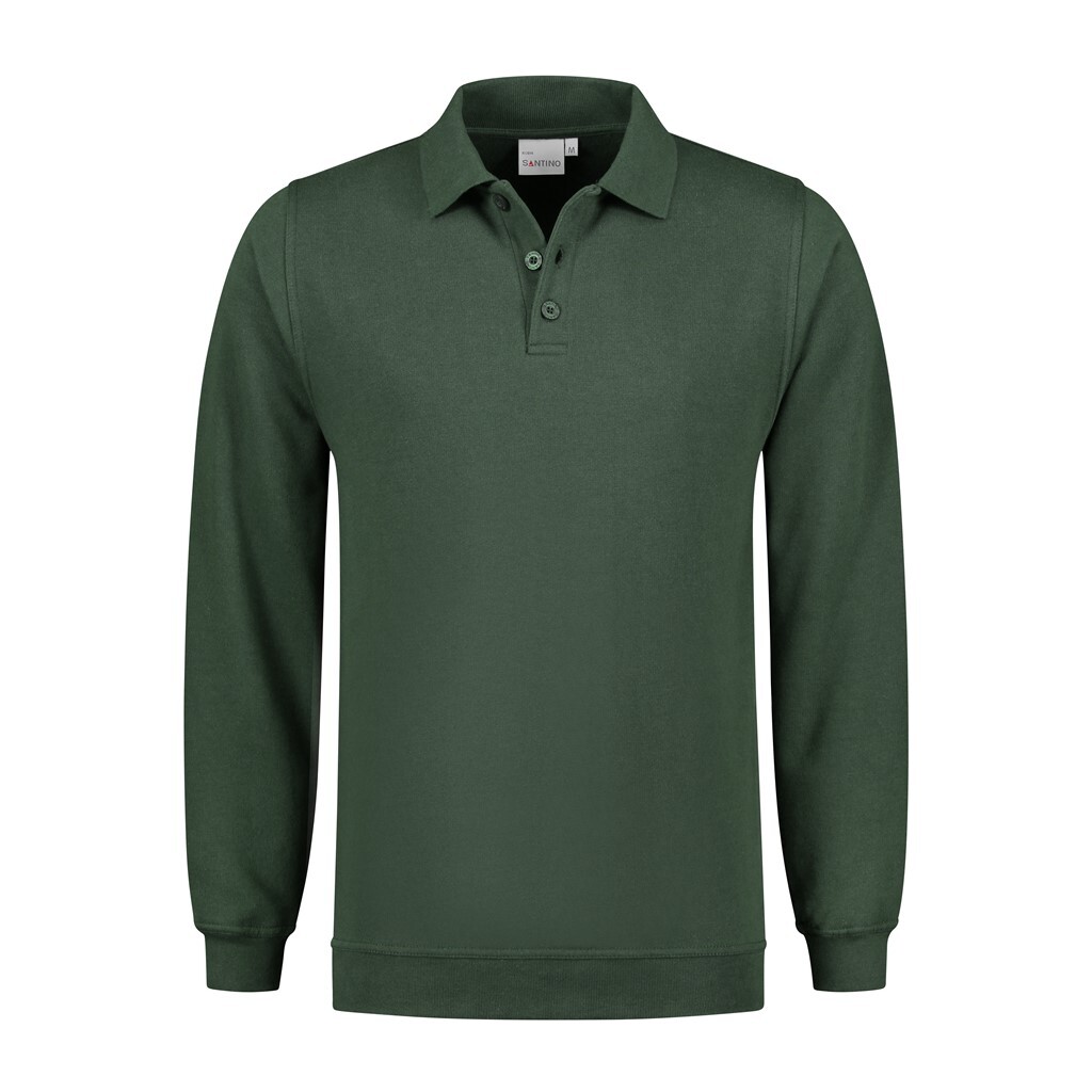 Santino Polosweater Robin - Dark Green S - Basic Line
