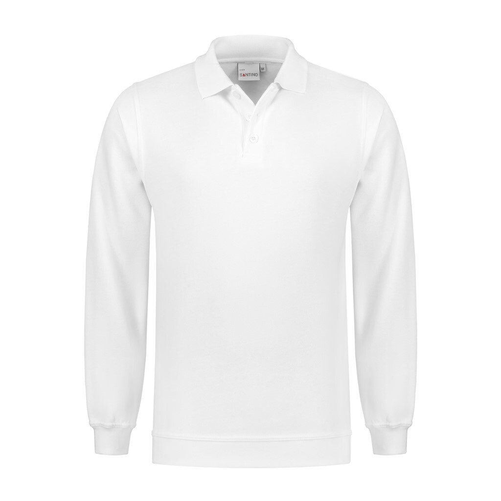 Santino Polosweater Robin - White 4XL - Basic Line