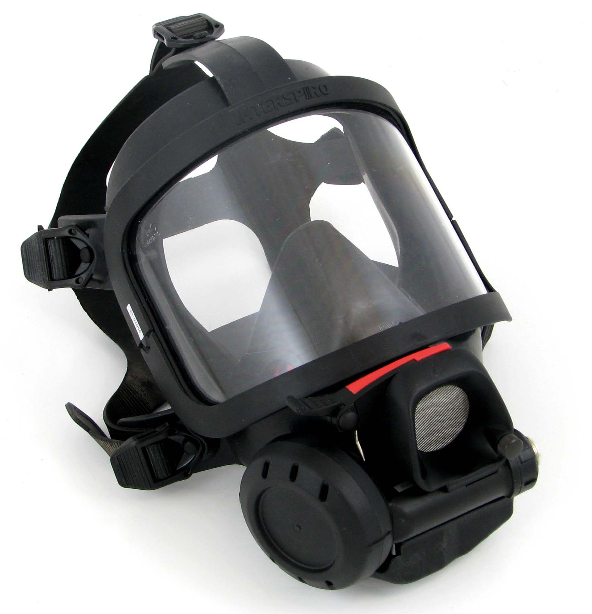 S-H Umgebungsluftklappe Mask ohne Lungenautomat, Naturgummi, Version für Helmhalter, Std (M/L) - Int