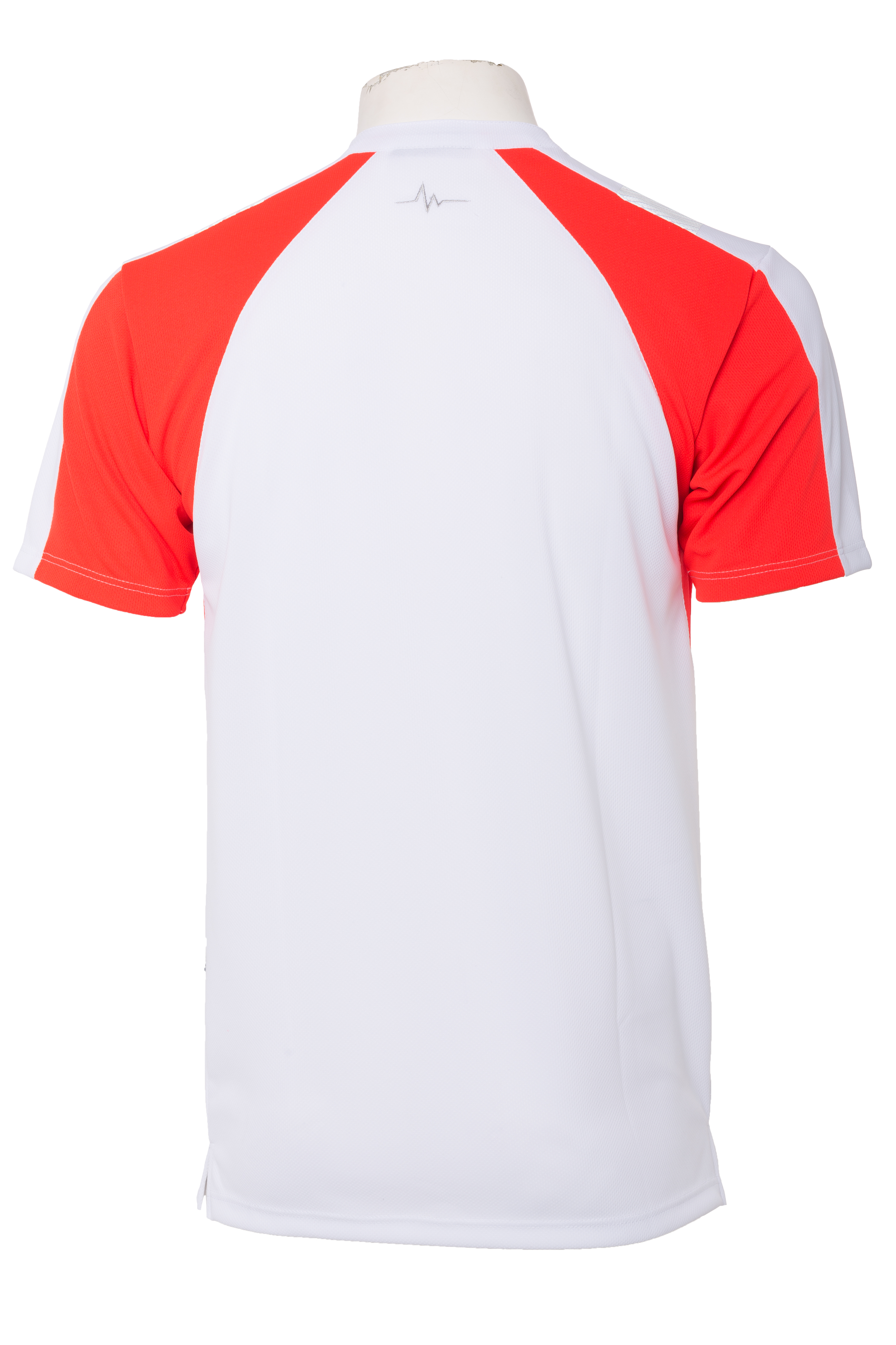 Rescuewear Shirt O-hals 33460 kurze Ärmel Advanced Weiß / Neon Rot - L