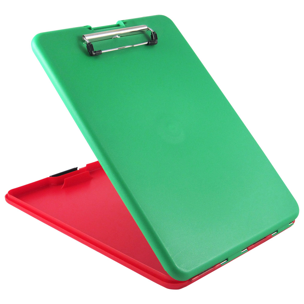 Saunders Schreibplatte SlimMate Safety, rot/grün