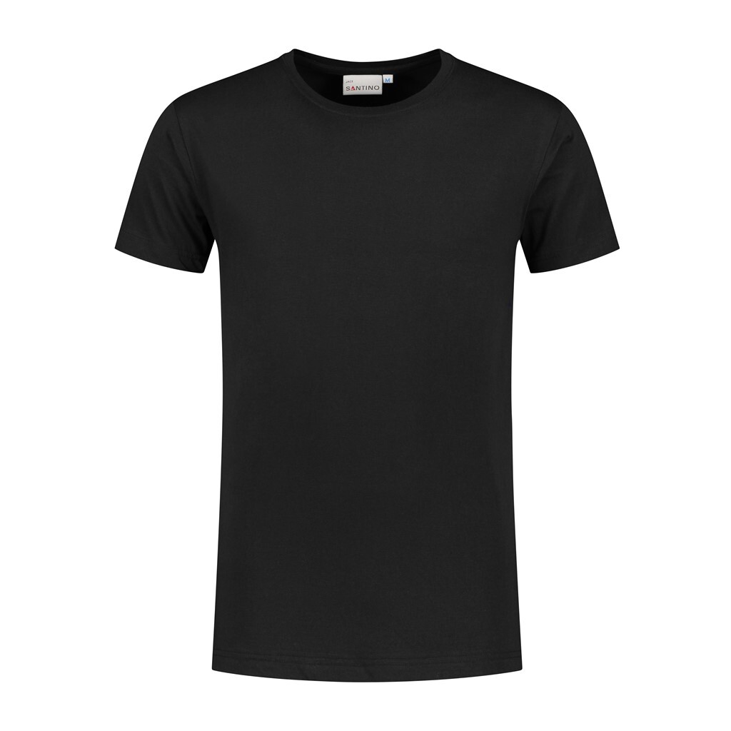 Santino T-shirt Jace C-neck - Black L - Basic Line