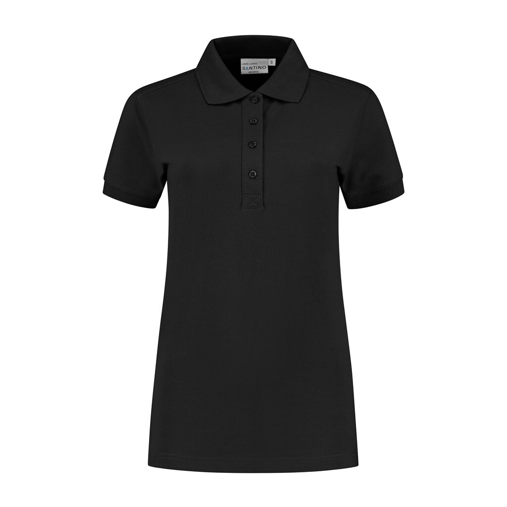 Santino Poloshirt Leeds Ladies - Black 6XL - Advance