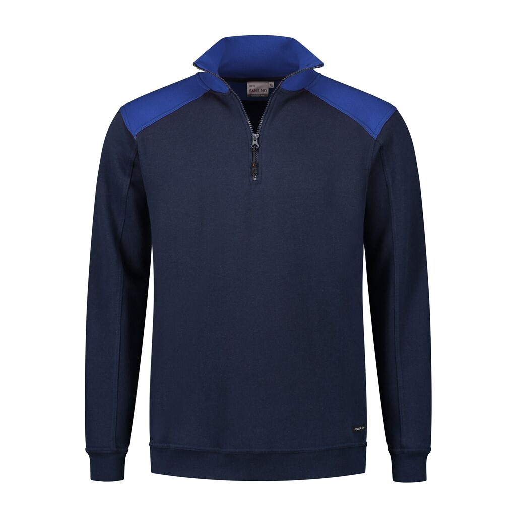 Santino Zipsweater Tokyo - Real Navy / Royal Blue S - 2 Color-Line