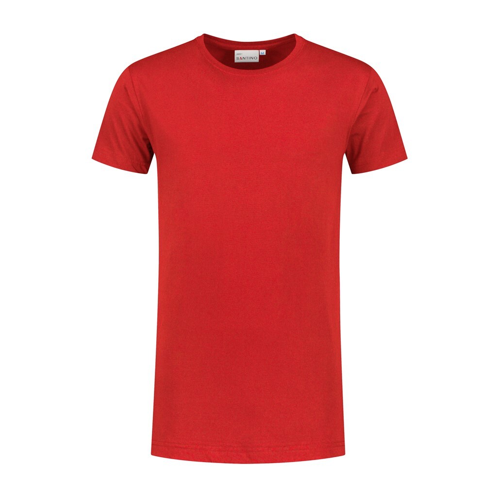 Santino T-shirt Jace+ C-neck - Red S - Basic Line