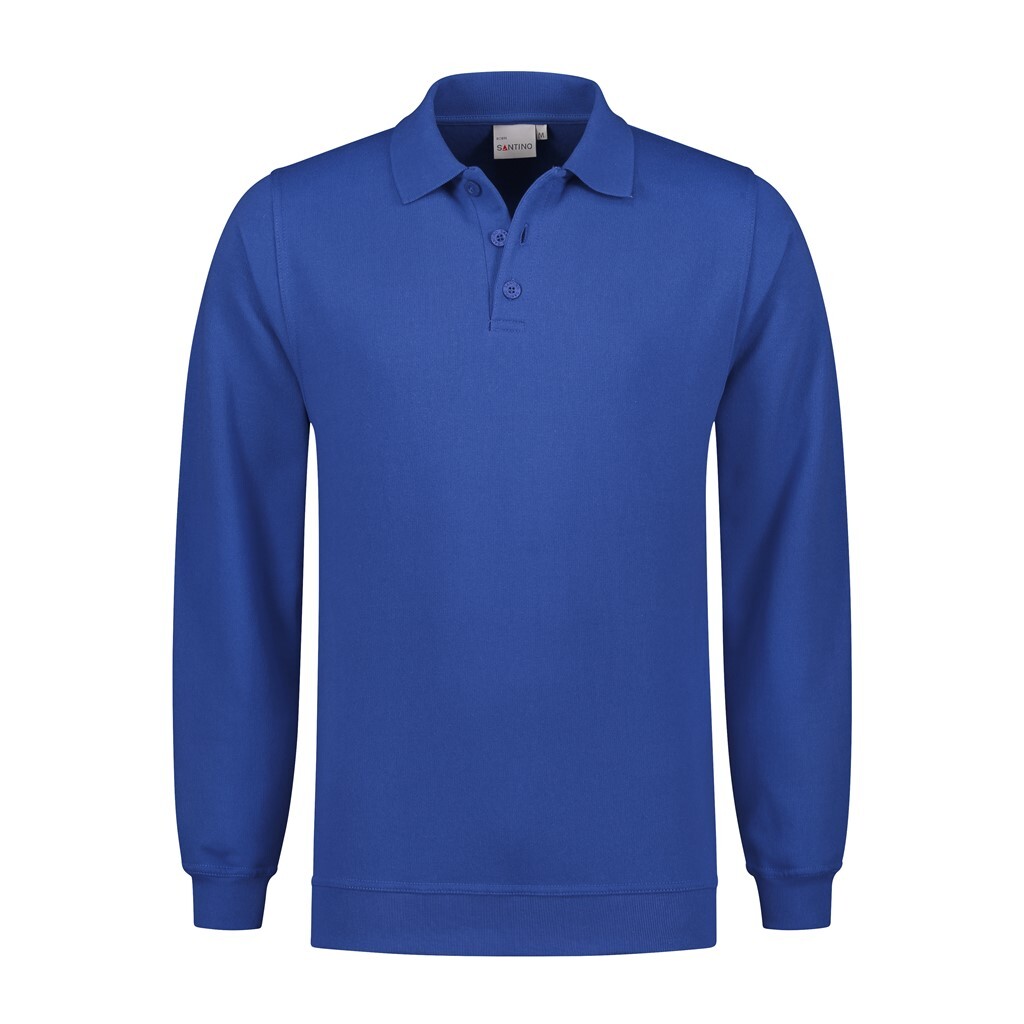 Santino Polosweater Robin - Royal Blue 4XL - Basic Line