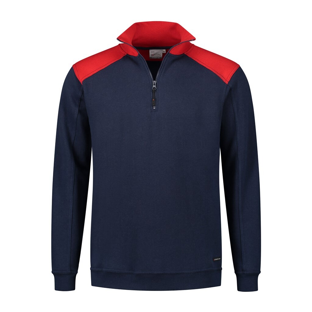 Santino Zipsweater Tokyo - Real Navy / Red L - 2 Color-Line