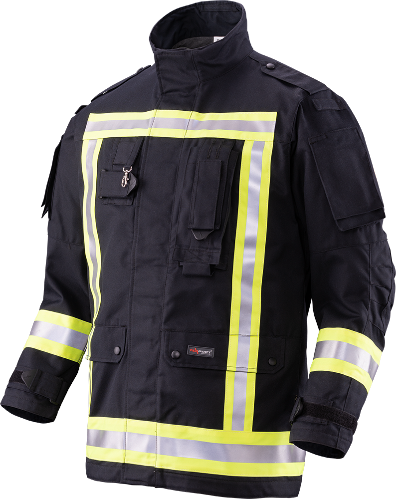 TEXPORT Officer FR Jacke - schwarzblau - Nomex® Comfort / Flameliner - Größe: XS-5