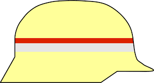 Kennzeichnungsband Verbandsführer - 1 Meter - Helmkennzeichnung