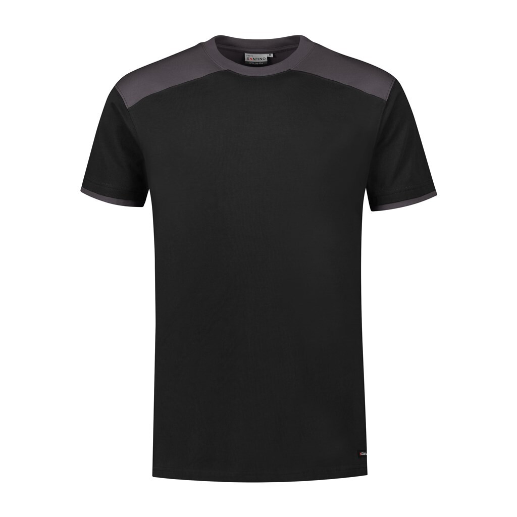 Santino T-shirt Tiesto - Black / Graphite L - 2 Color-Line