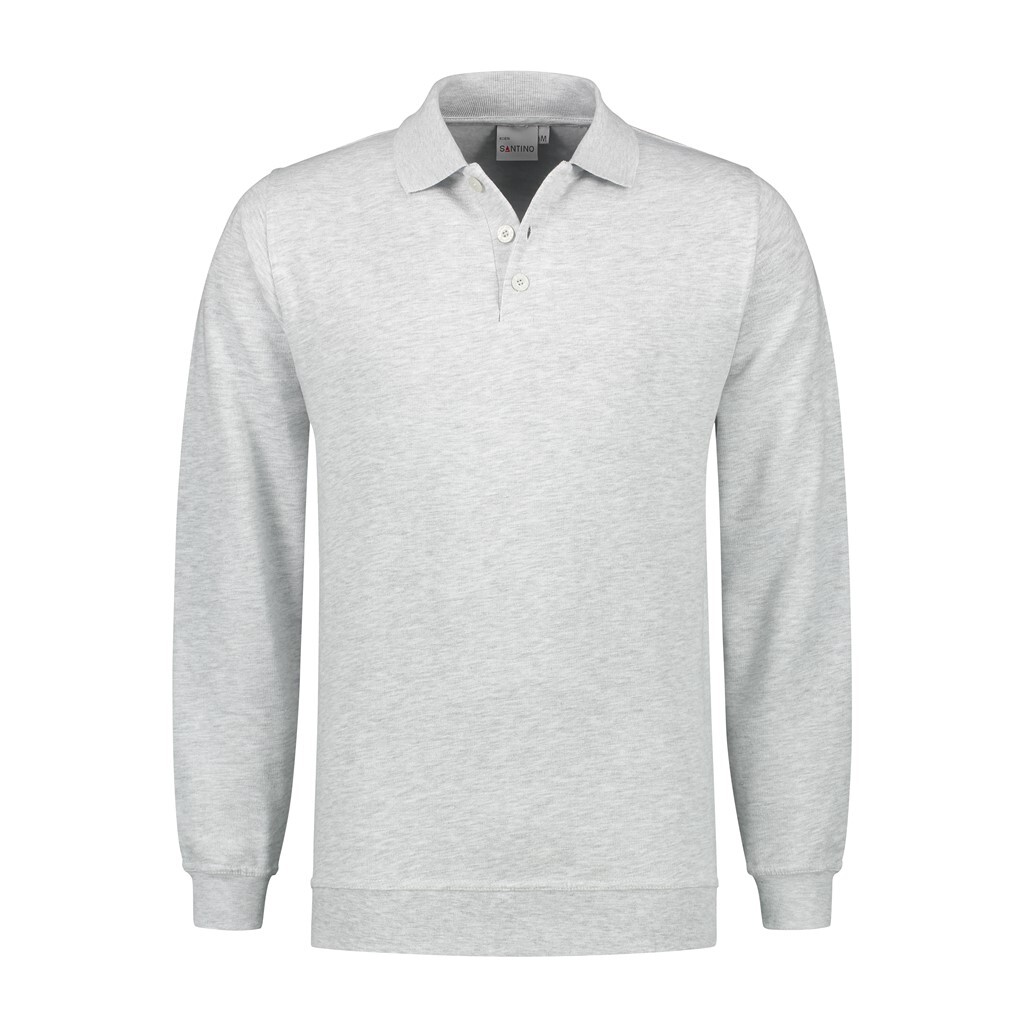 Santino Polosweater Robin - Ash Grey S - Basic Line