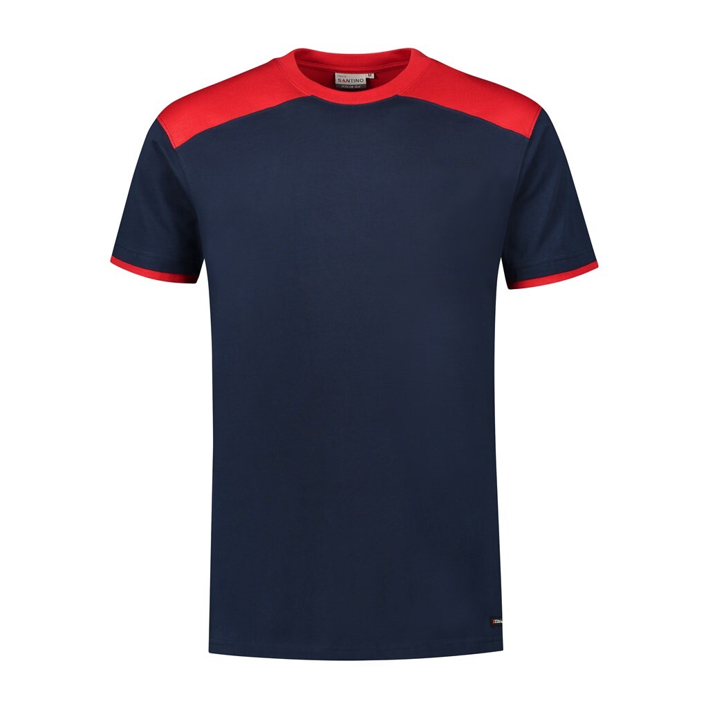 Santino T-shirt Tiesto - Real Navy / Red M - 2 Color-Line